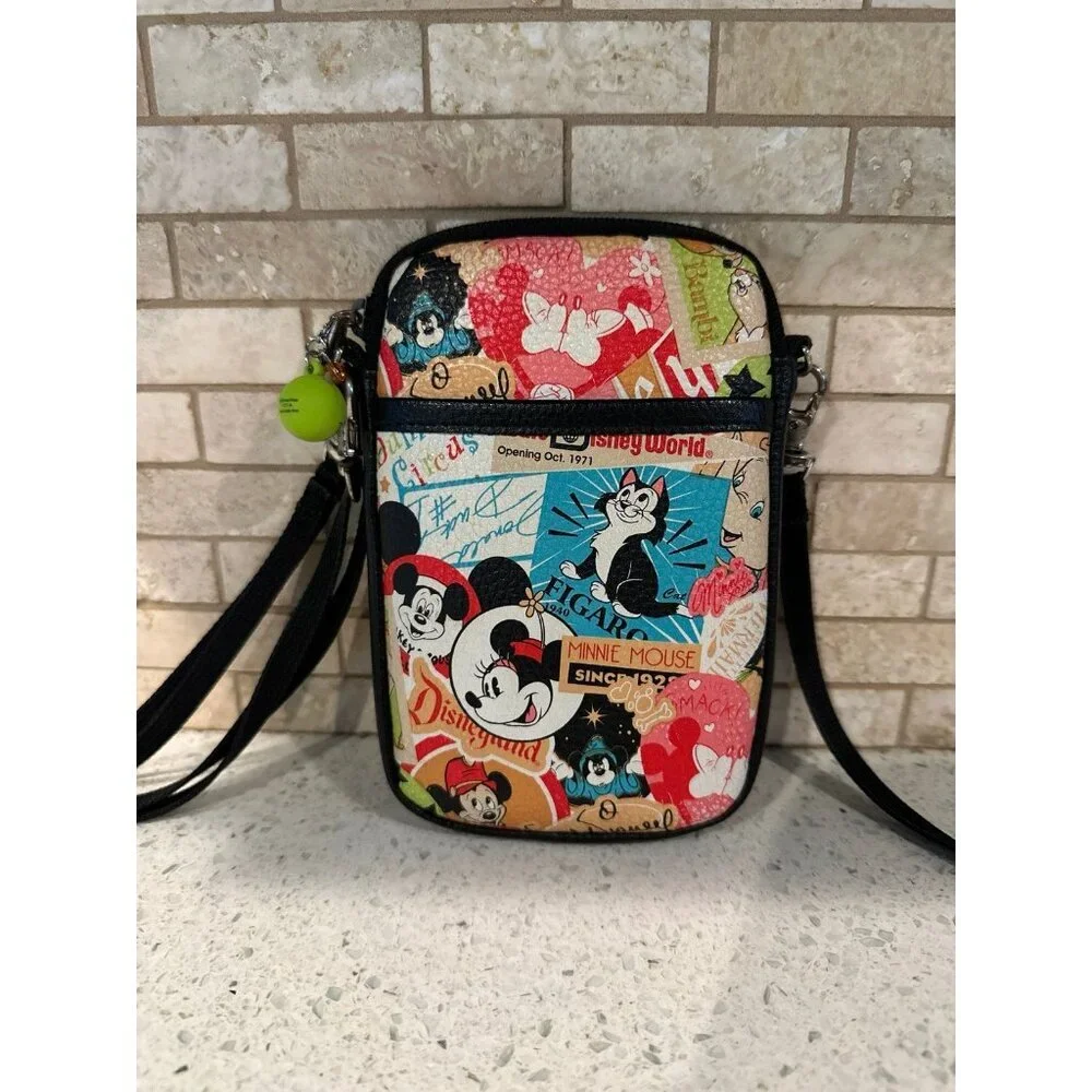 Disney Parks D-Tech‎ Crossbody Purse Mickey Minnie Dumbo Figaro Walt World